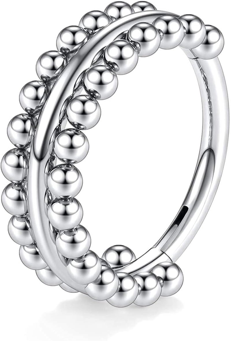FUNLMO Store 316L Surgical Steel Nose Hoop Septum Conch Piercing Jewelry Cartilage Daith Helix Tragus Rook Lobe Earring Triple/Double Nose Lip Ring 20G 18G 16G - Image 5